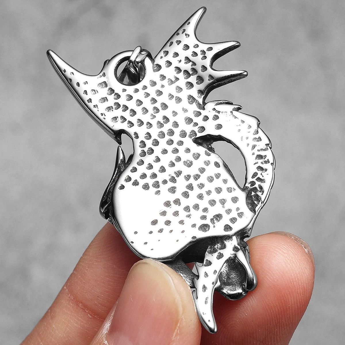 Other Dragon Skull Gun Pendant Accessories Necklace Gifts For Him Size ONE SIZE - 5 Thumbnail
