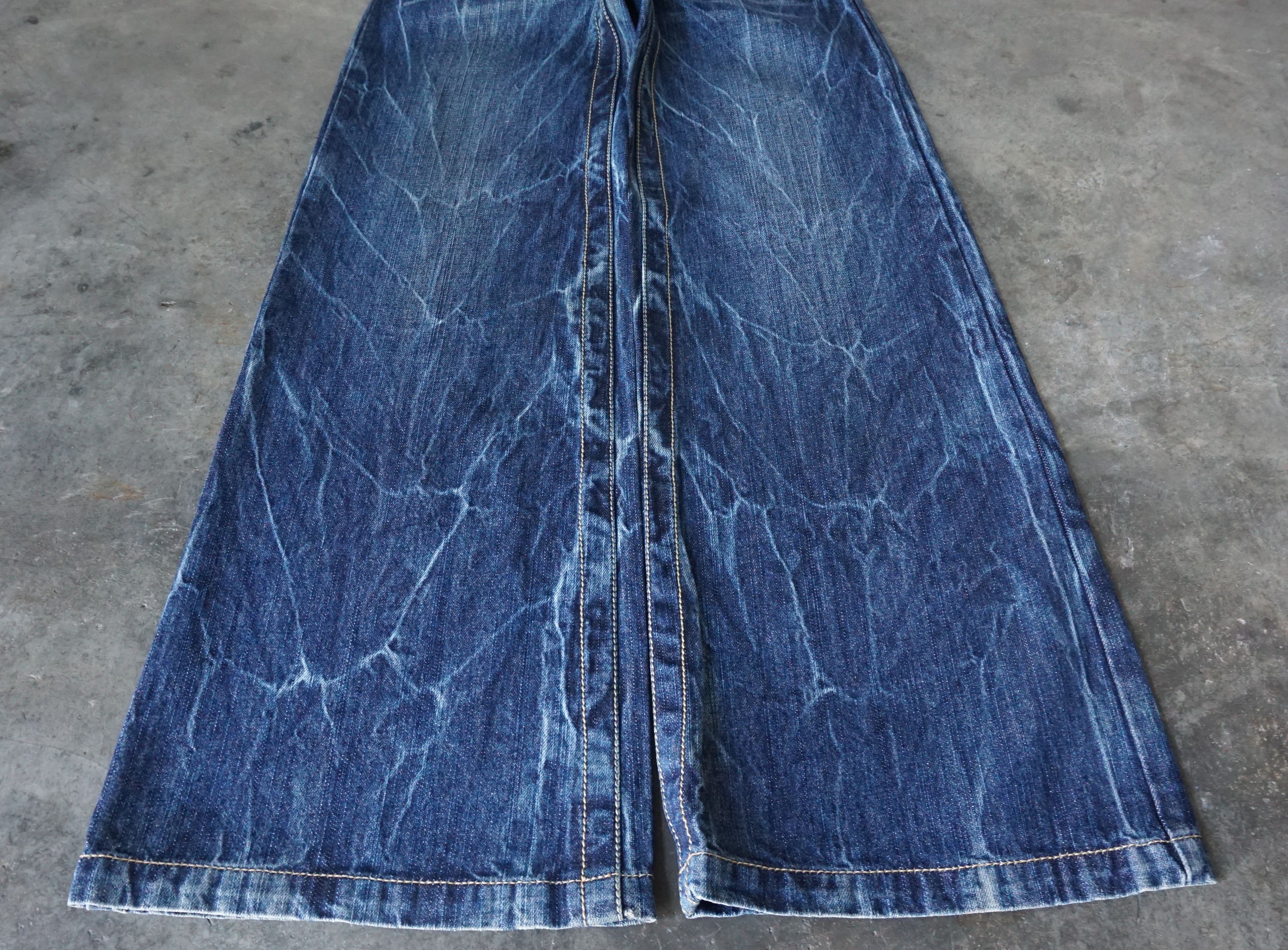 If Six Was Nine × Japanese Brand Distress Original Jeans Flare W26 Size 26" / US 2 / IT 38 - 2 Thumbnail