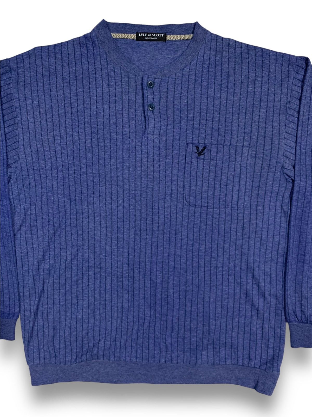 Lyle & Scott Vintage Lyle & Scott Striped Small Logo Pullover Sweater Size US M / EU 48-50 / 2 - 3 Thumbnail