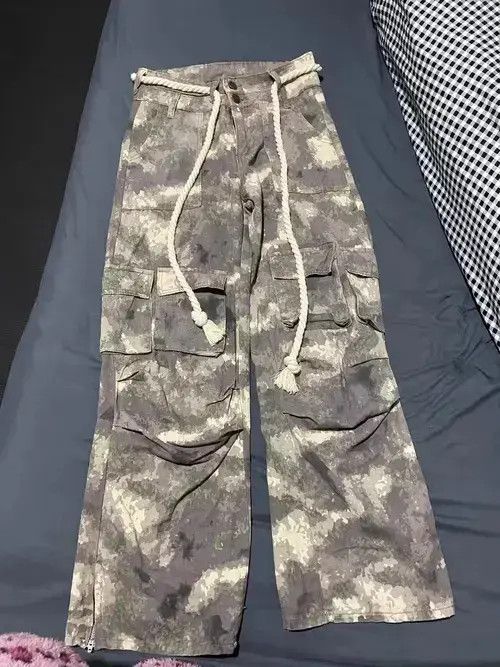 Designer × Japanese Brand × Vintage baggy flared pattern skate hiphop pants Size US 27 - 1 Thumbnail