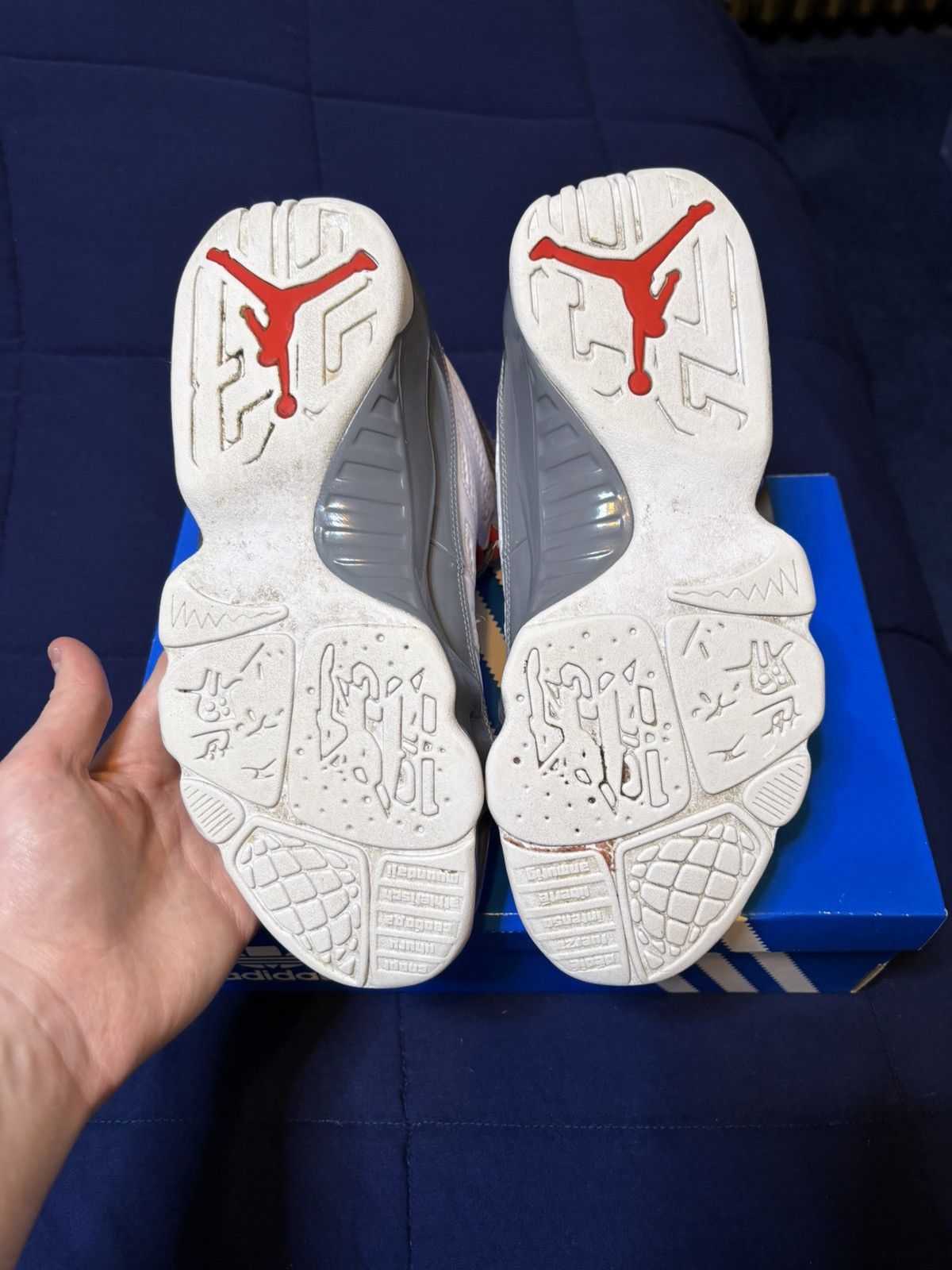 Jordan Brand Jordan 9 Retro Fire Red 2022 Size 9 Size US 9 / EU 42 - 6 Thumbnail