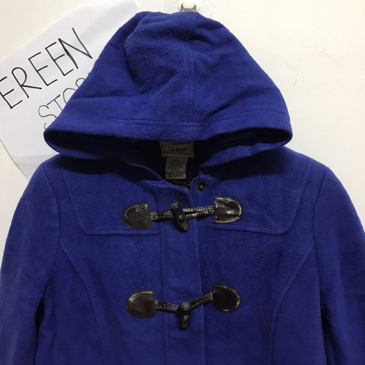 L.L. Bean × Vintage Vintage L.L Bean Duffle Wool Coat Jacket Size US S / EU 44-46 / 1 - 4 Thumbnail