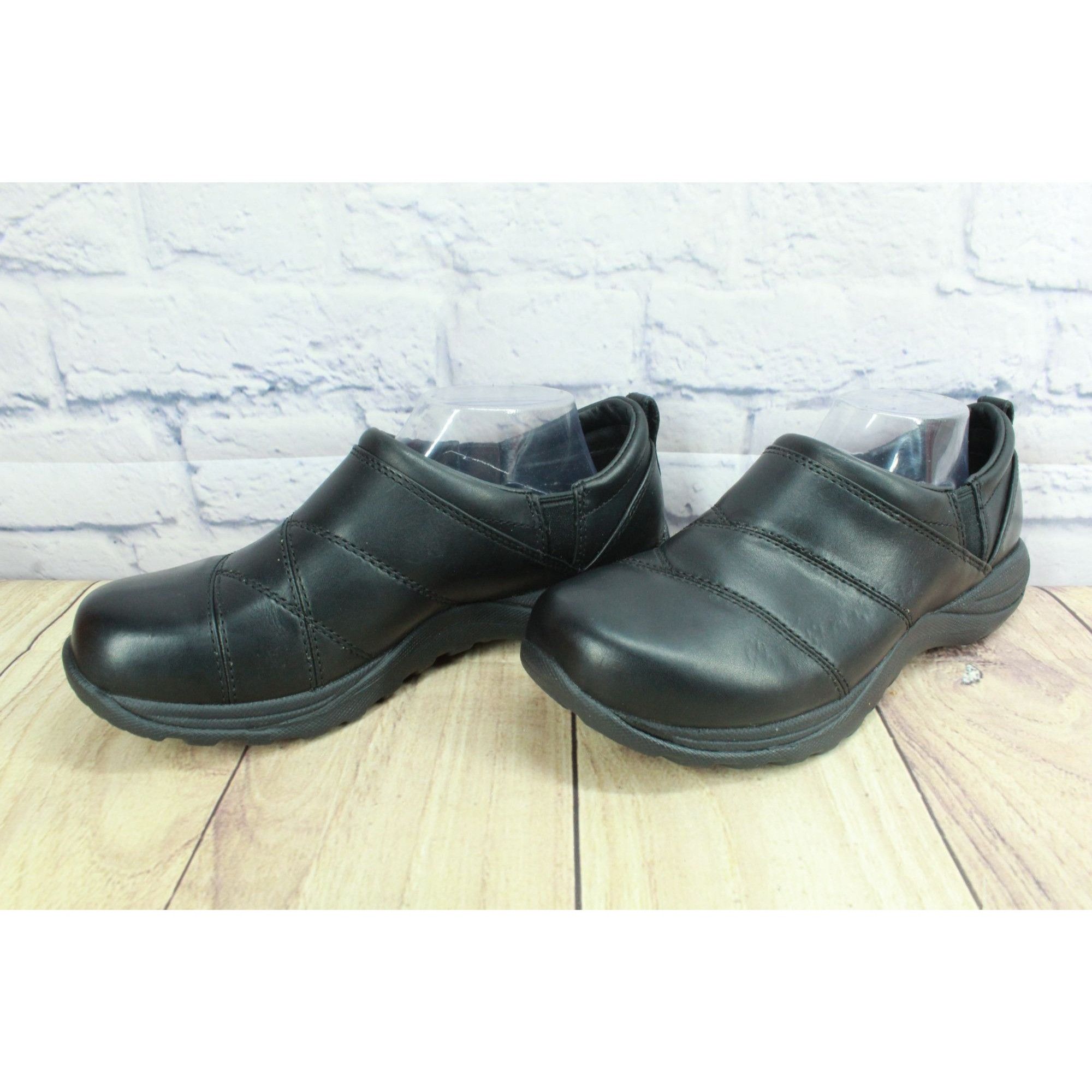 L.L. Bean LL Bean Women's Black Leather Comfort Moccasin Loafers Size US 10 / IT 40 - 2 Thumbnail