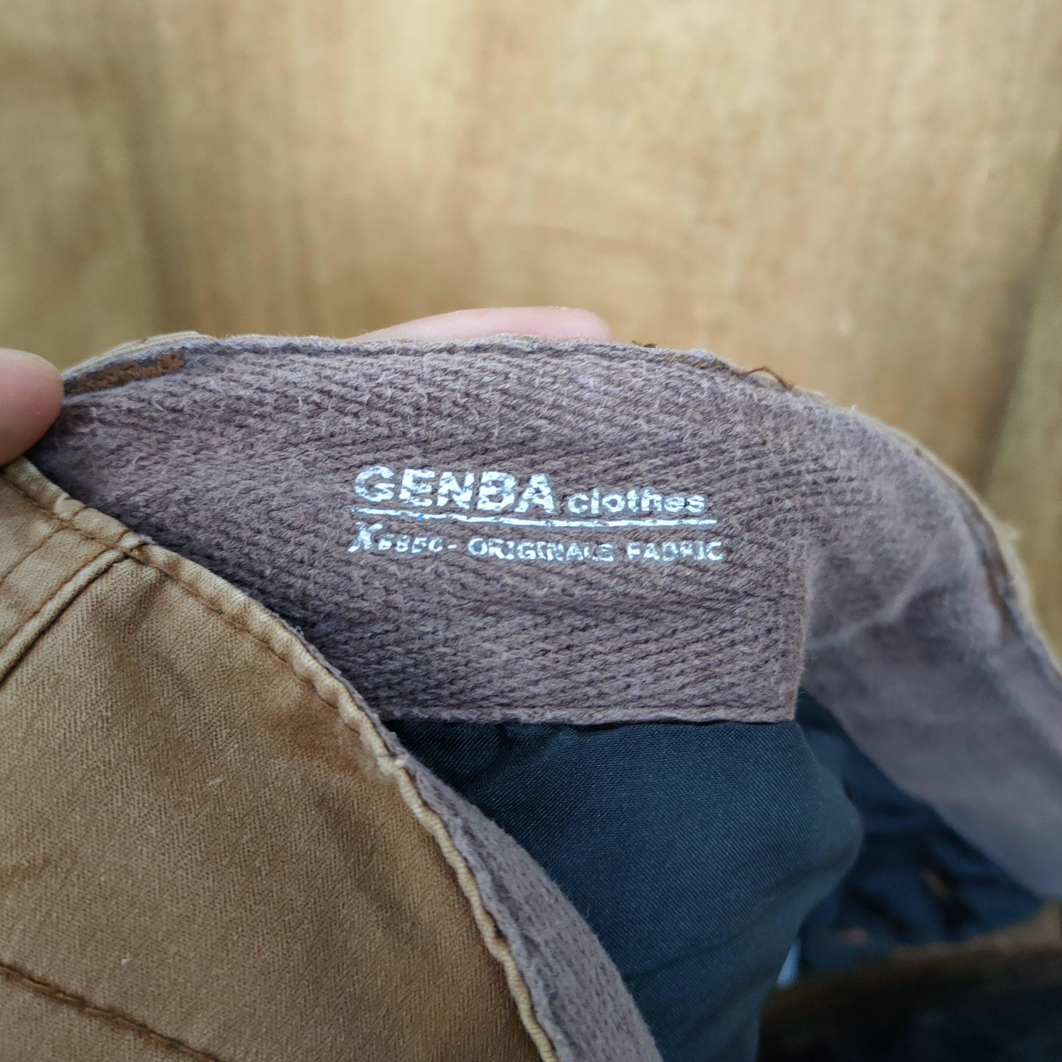 Japanese Brand VINTAGE GENBA BROWN BAGGY CARGO PANTS Size US 31 - 13 Thumbnail