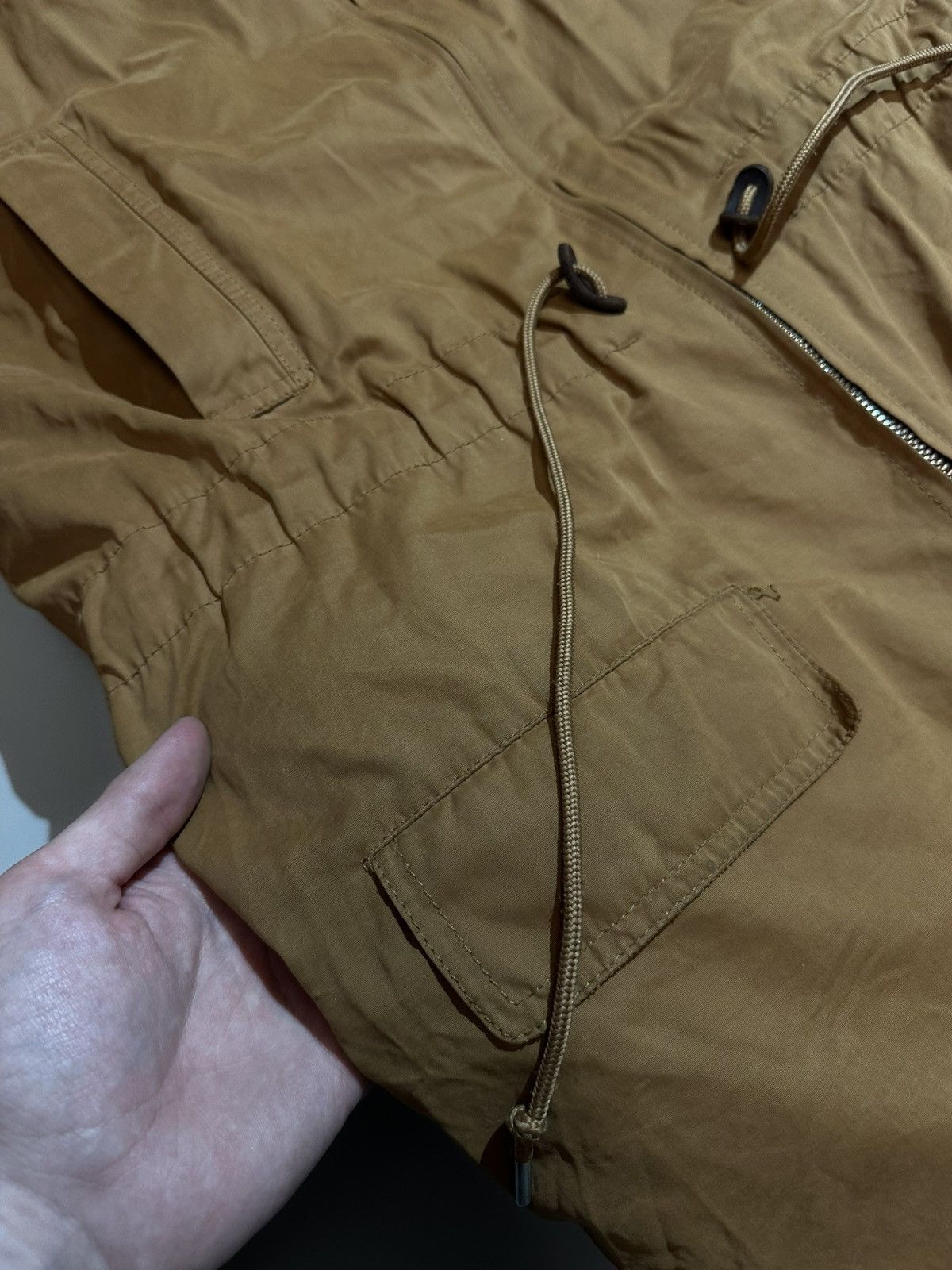 Acne Studios ACNE Tan Puffer Parka Coat Detachable HoodPaddedQuiltedLiner Size S / US 4 / IT 40 - 14 Thumbnail