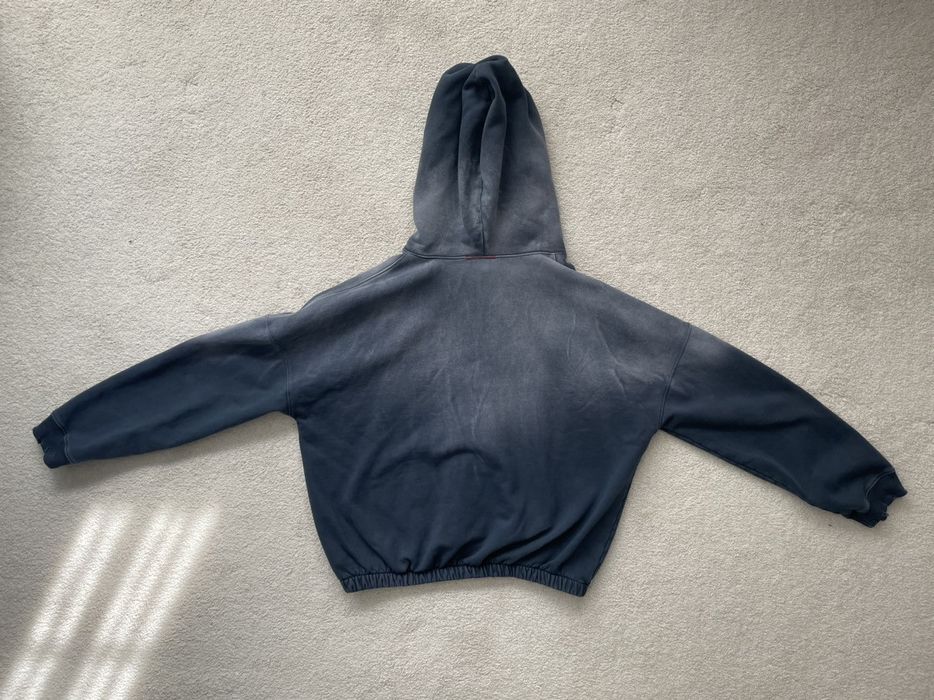 MOOJIMOOJIUS Mooji Mooji Elastic Cropped Vintage Blue Hoodie | Grailed