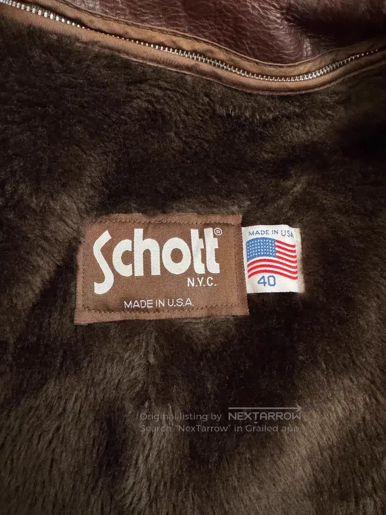 Schott Schott Co-branded leather jacket Size US L / EU 52-54 / 3 - 7 Thumbnail