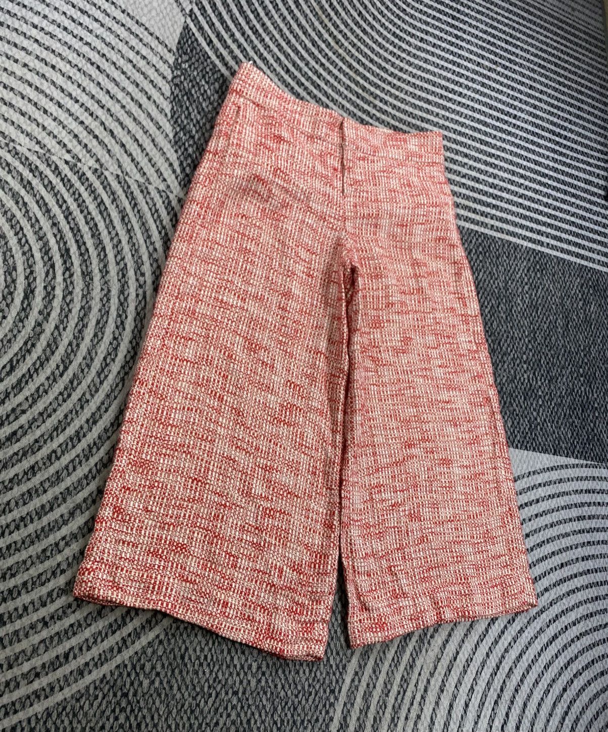 Scanlan Theodore Scanlan Theodore Tweed Knit Wide Leg Pants Size 33" - 3 Thumbnail