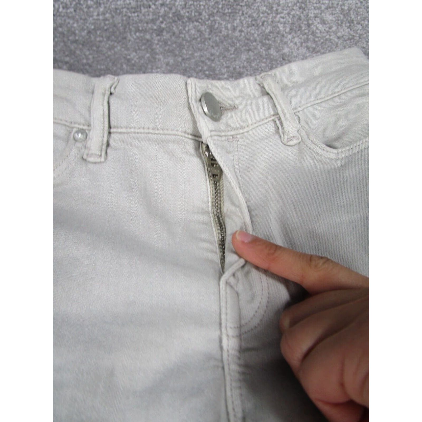 Allsaints Allsaints Womens 26 Gray Skinny Jeans Size 26" / US 2 / IT 38 - 3 Thumbnail