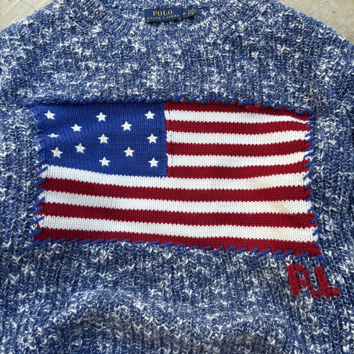 Polo Ralph Lauren Vintage Polo Ralph Lauren Flag Knitwear Sweater Size US M / EU 48-50 / 2 - 6 Thumbnail