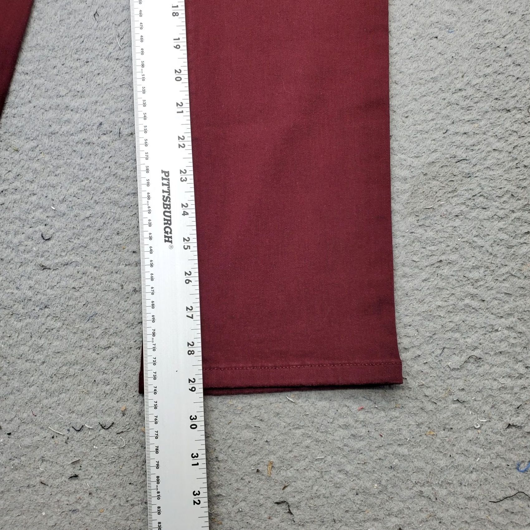 NYDJ NYDJ Marilyn Jeans Women's 0P Red Regular Fit Dark Wash 5-Pocket Straight Leg Size 25" / US 0 / IT 36 - 4 Thumbnail