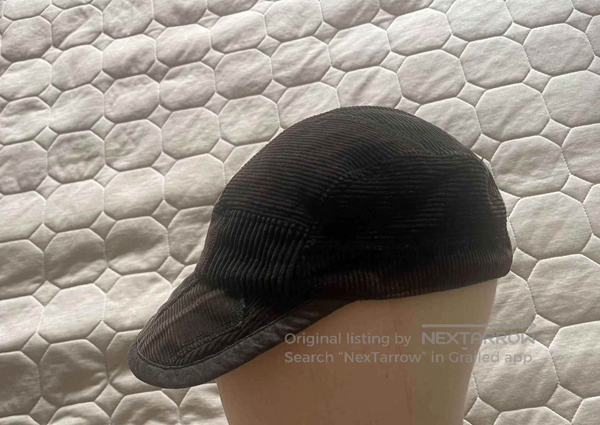 Porter Classic stylish black corduroy cap with unique shape. Size ONE SIZE - 6 Thumbnail