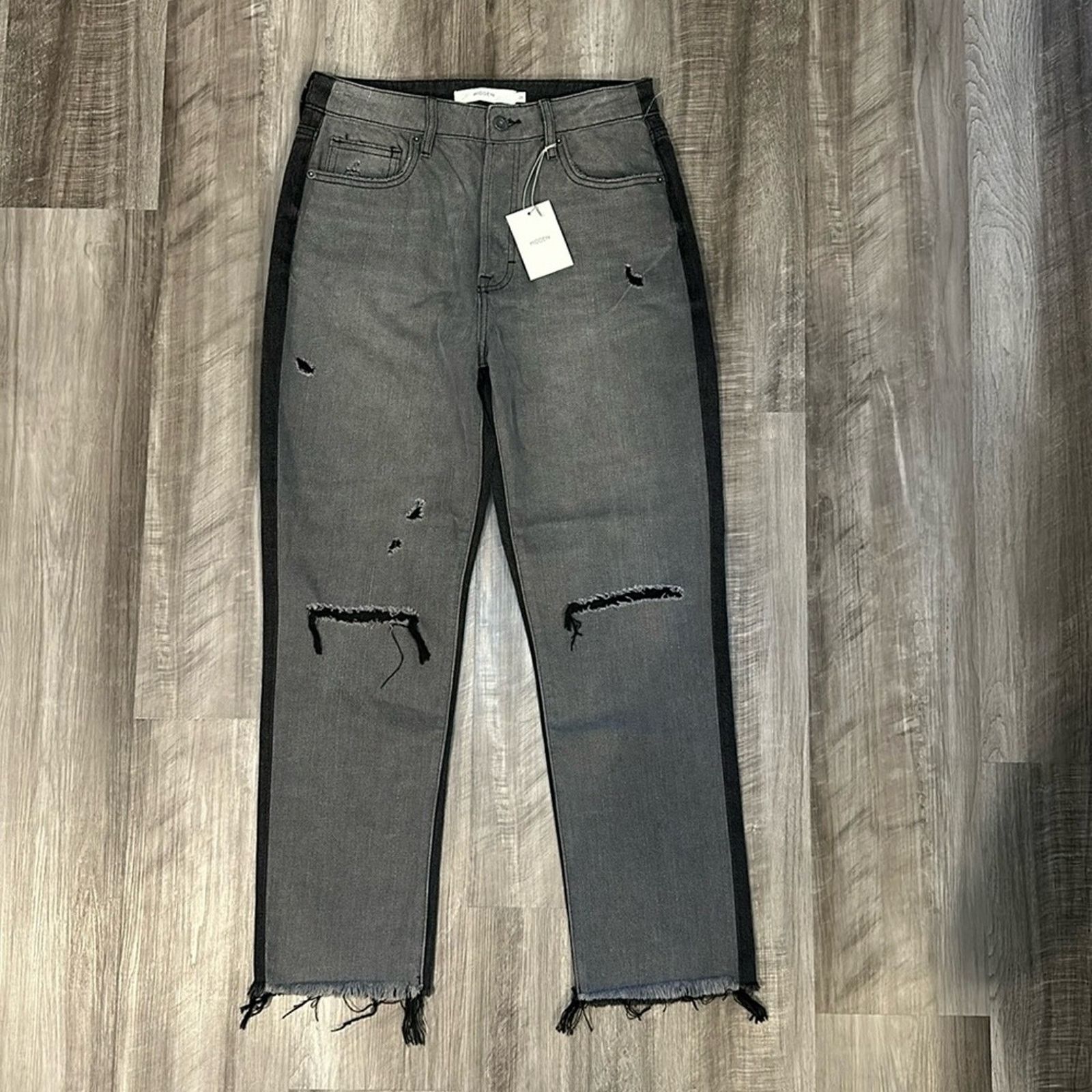 HIDDEN Hidden Tracey High Rise Straight Jeans - 28 Size 28" / US 6 / IT 42 - 1 Thumbnail