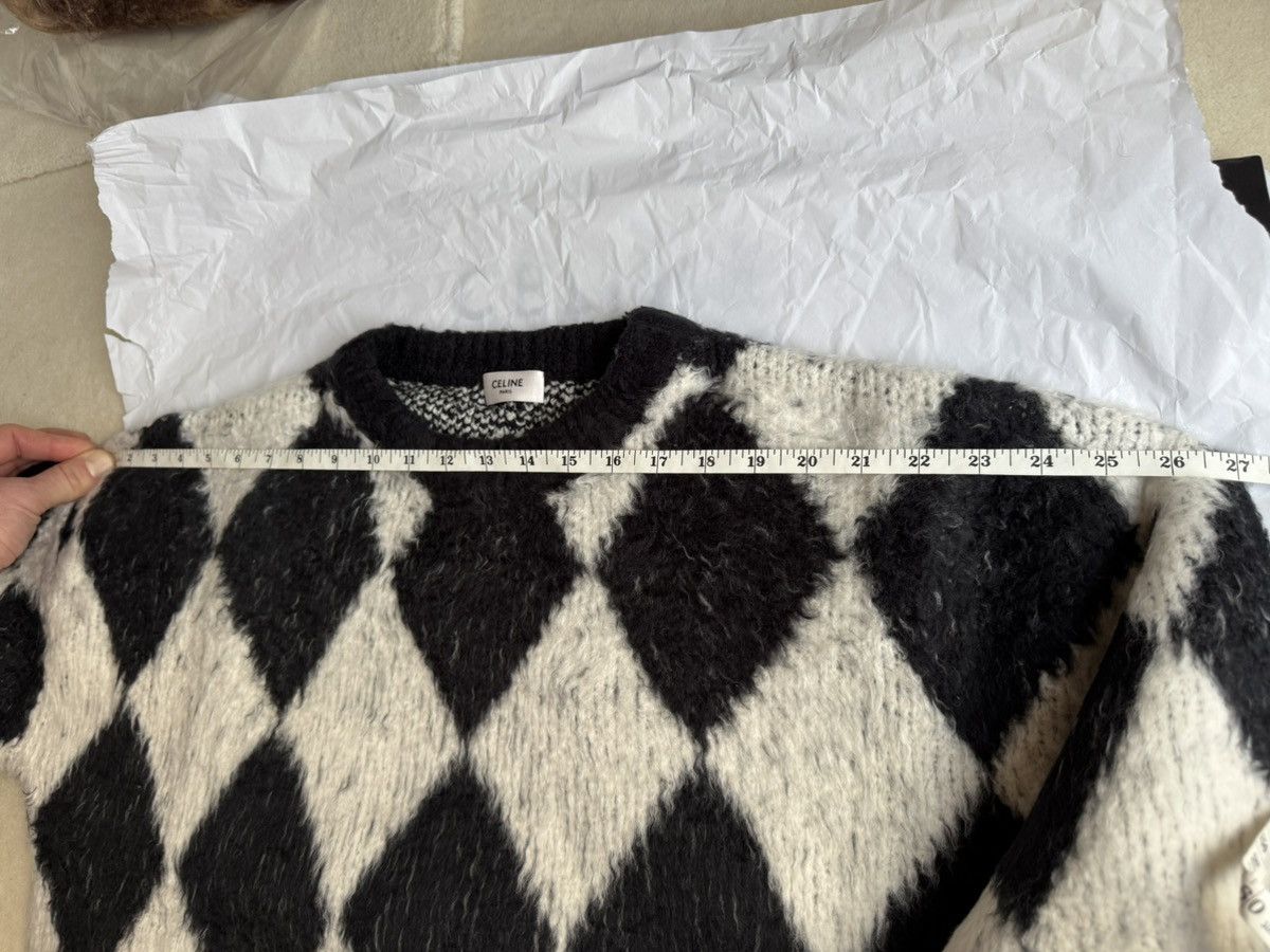 Celine $1.6k 🤑 SS23 Celine black white surfer sweater Hedi L Size US L / EU 52-54 / 3 - 10 Thumbnail