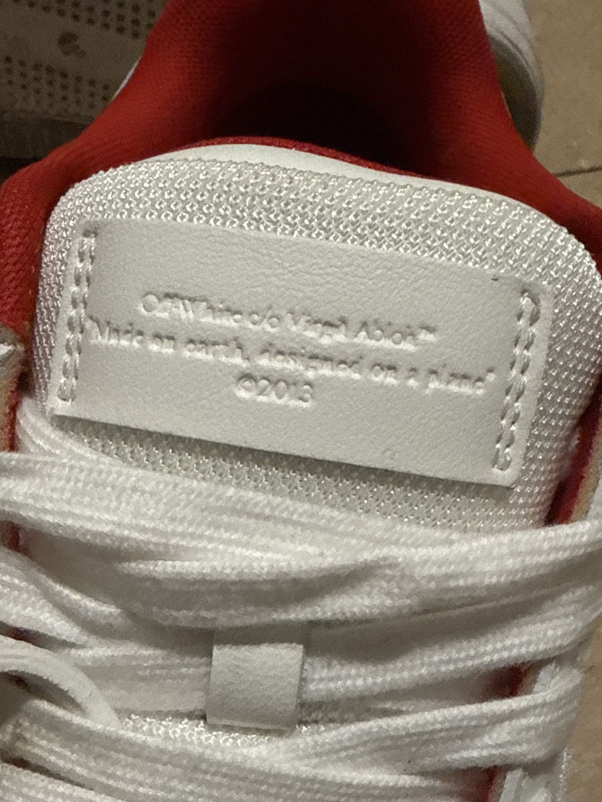 Off-White OFF-WHITE VIRGIL ABLOH OUT OF OFFICE FOR WALKING WHITE/RED Size US 8.5 / EU 41-42 - 12 Thumbnail