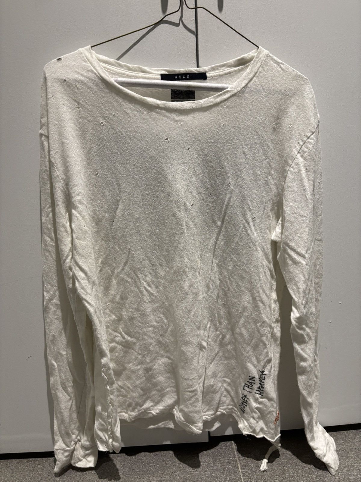 Ksubi × Travis Scott Travis Scott Cactus Jack x Ksubi white longsleeve tee Size US S / EU 44-46 / 1 - 1 Thumbnail