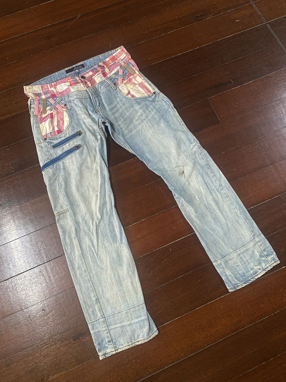 Beauty Beast VINTAGE Y2K DOMINATE DOUBLE WAISTED BONDAGE PANTS Size US 37 - 2 Thumbnail
