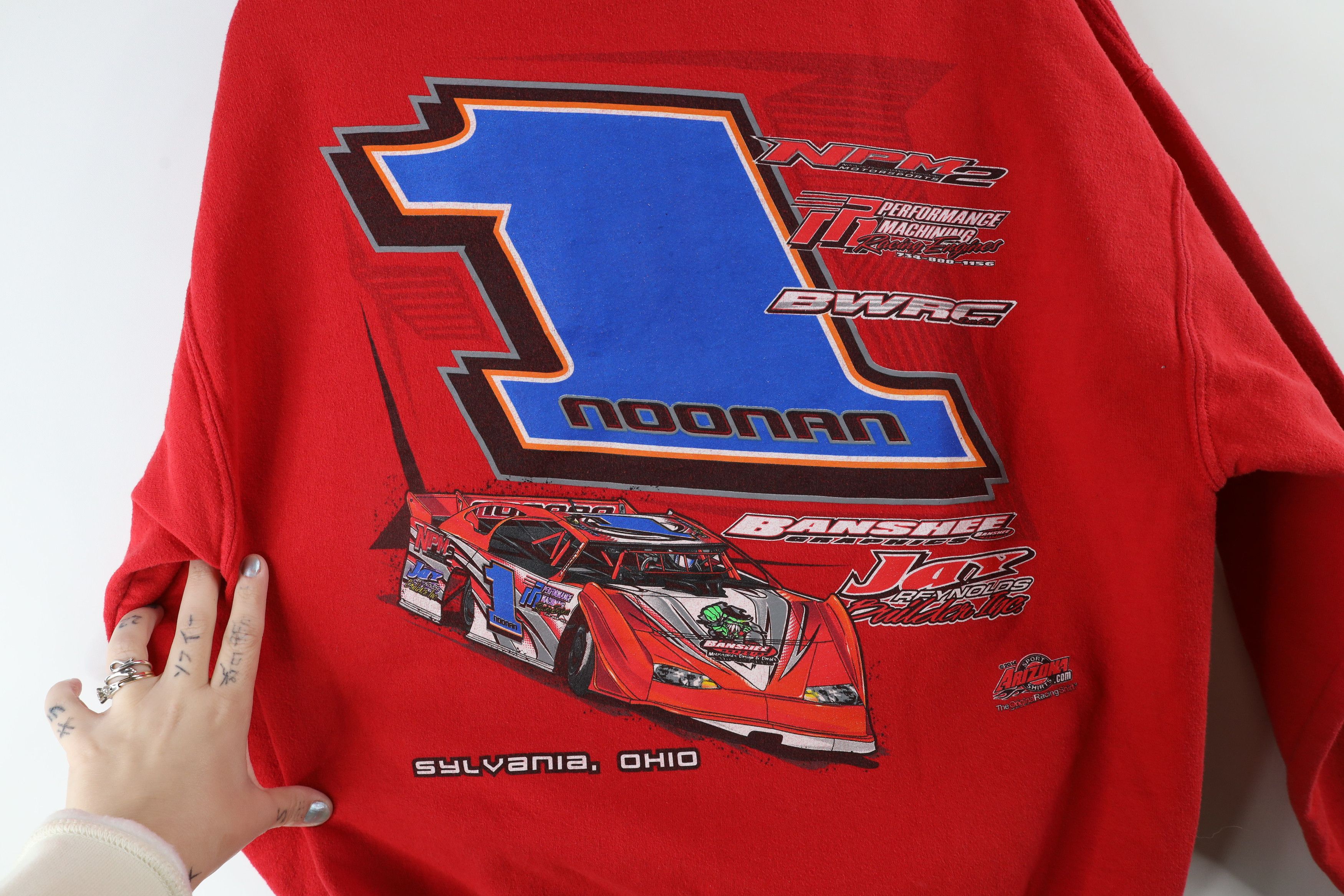 Vintage Vintage Y2K Streetwear Casey Noonan Racing Hoodie Sweatshirt Size US M / EU 48-50 / 2 - 8 Thumbnail