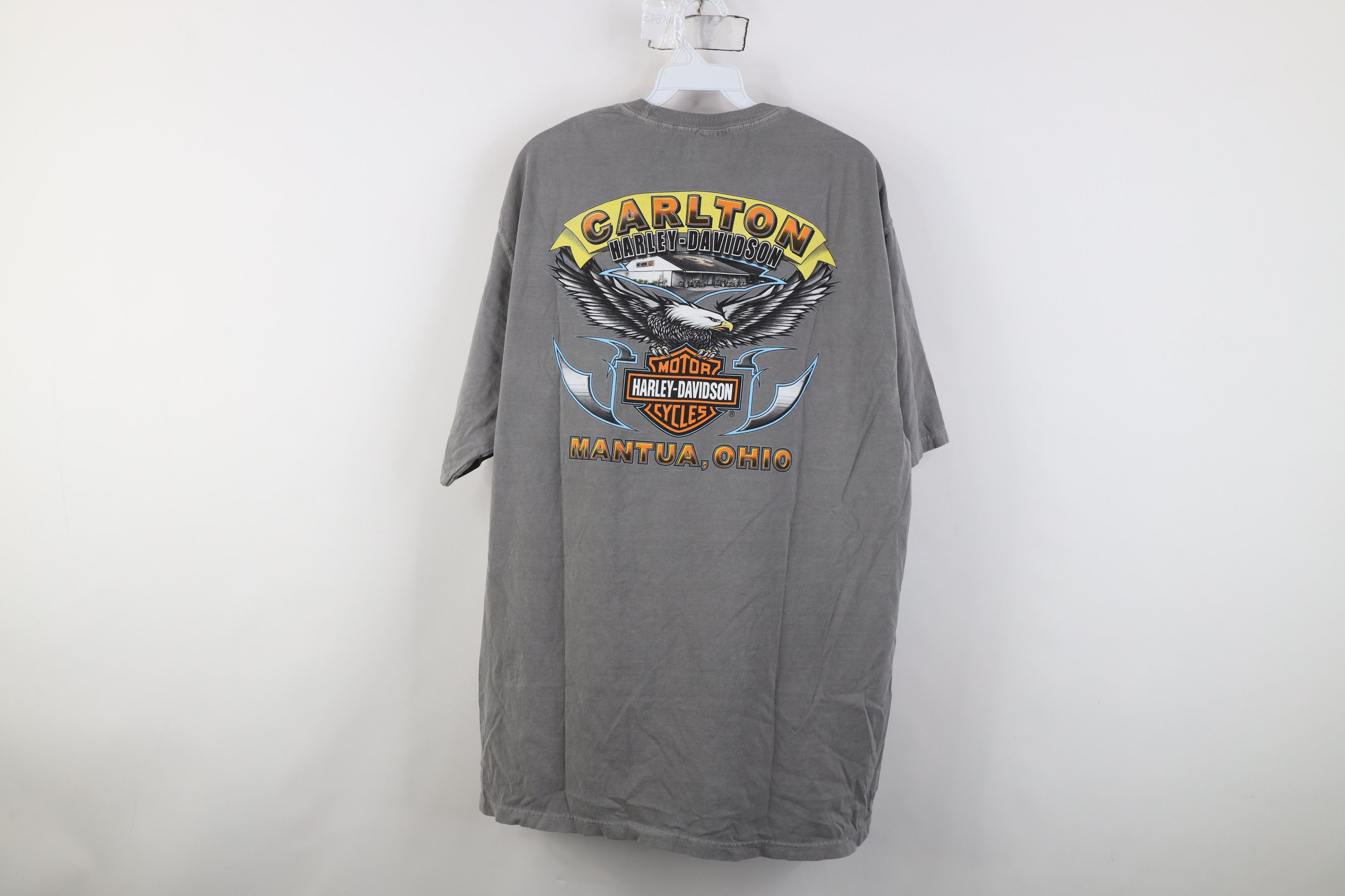 Harley Davidson Vintage Y2K Harley Davidson Army Military Pocket T-Shirt Size US XL / EU 56 / 4 - 14 Thumbnail
