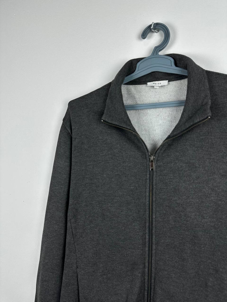 Reiss Reiss Luxury Viscose Full Zip Sweatshirt Grey Size XXL Size US XXL / EU 58 / 5 - 3 Thumbnail