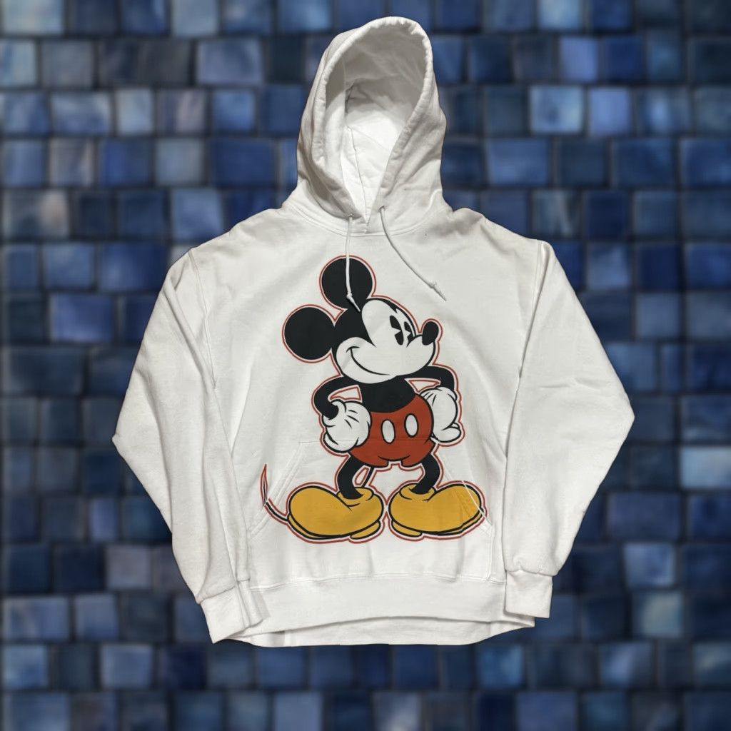 Disney Disney by Hanes Mickey Mouse Hoodie Sweatshirt White Medium Size M / US 6-8 / IT 42-44 - 1 Thumbnail