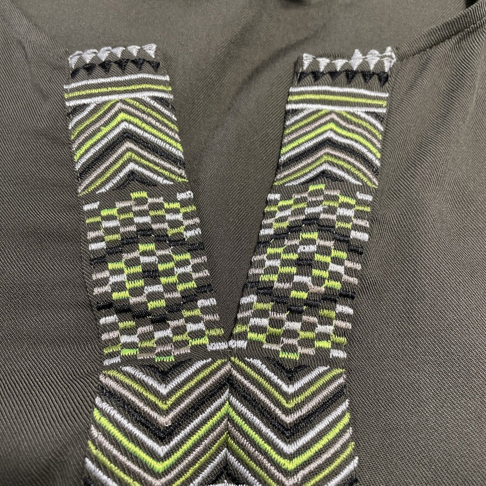 Apt. 9 Women's APT.9 Embroidered Tunic Dress Sleeveless Size Large Size L / US 10 / IT 46 - 8 Thumbnail