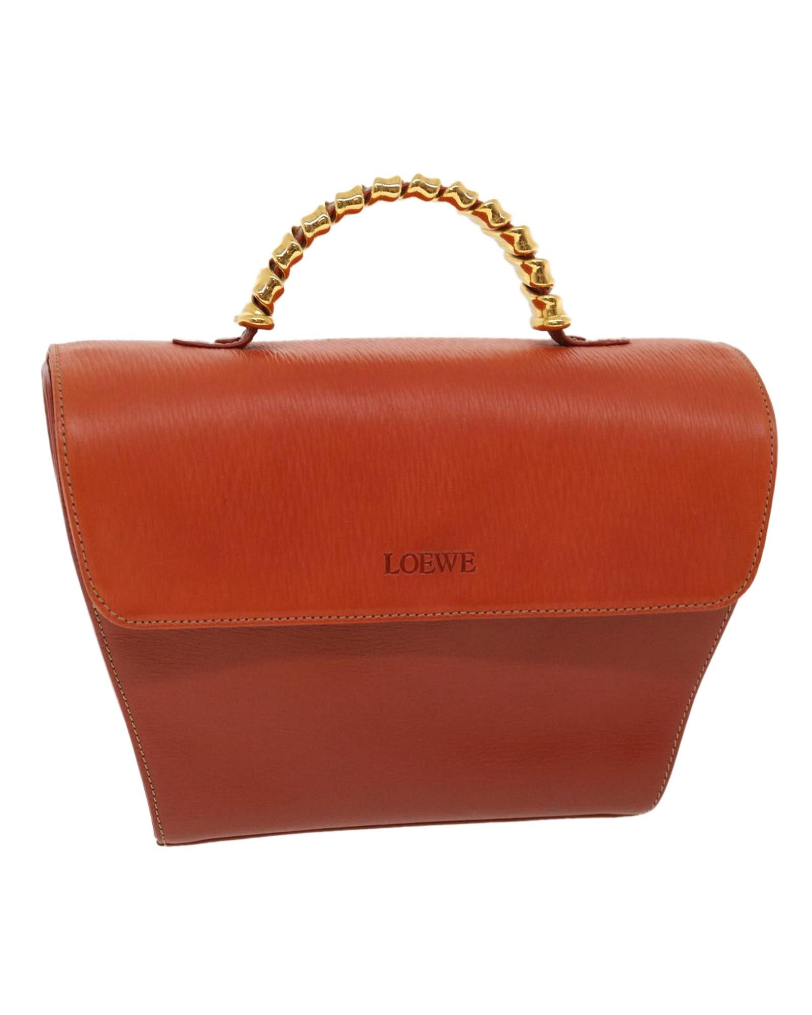 image of Loewe Twist Hand Bag Leather Red, Women's