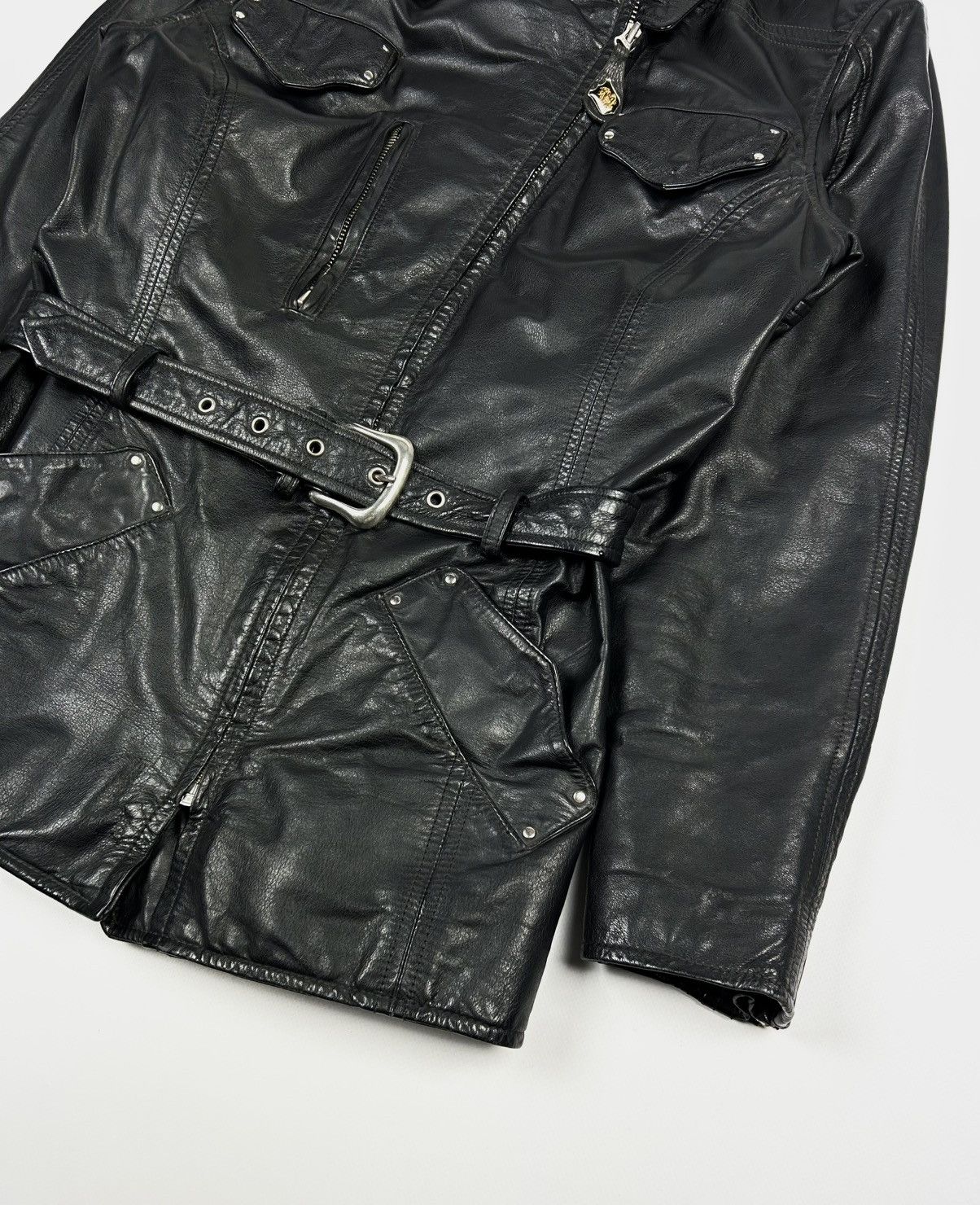 Harley Davidson × Vintage Harley Davidson vintage leather jacket Size S / US 4 / IT 40 - 7 Thumbnail