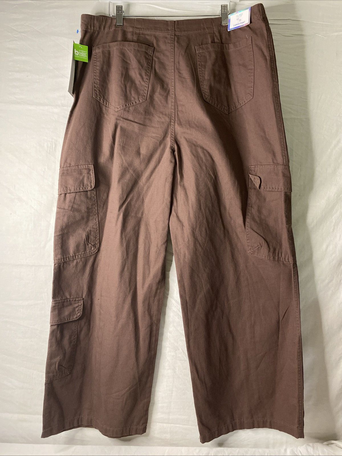 Other Tinseltown Cargo Pants Womens Baggy Brown Kohls Sz 17/33 NWT Size 33" - 3 Thumbnail