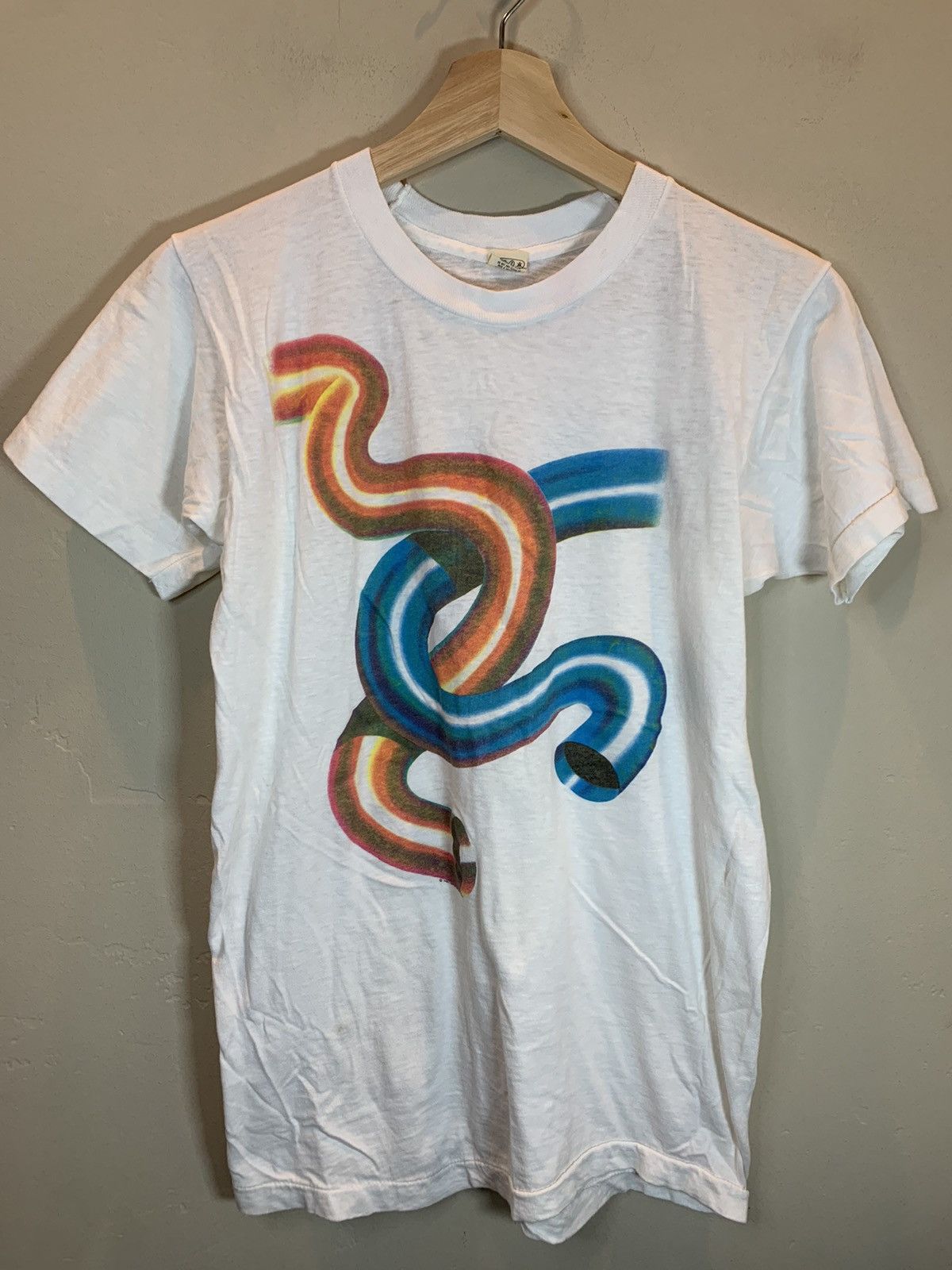 Band Tees × Vintage RARE Vintage 1984 The Tubes Screen Stars Single Stitch Shirt Size US M / EU 48-50 / 2 - 1 Thumbnail