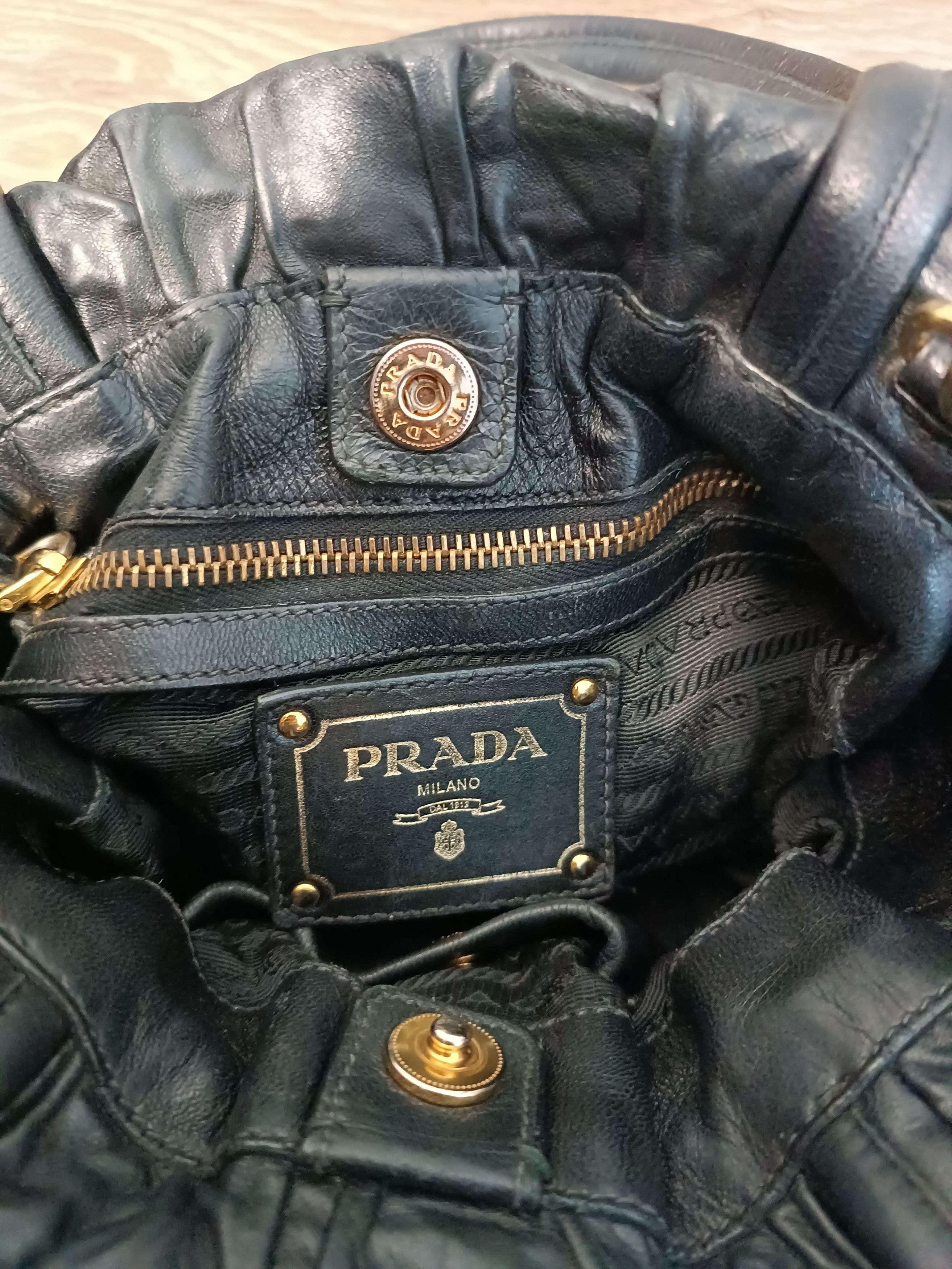 Prada Prada Vintage Leather Bow Bag Size ONE SIZE - 6 Thumbnail