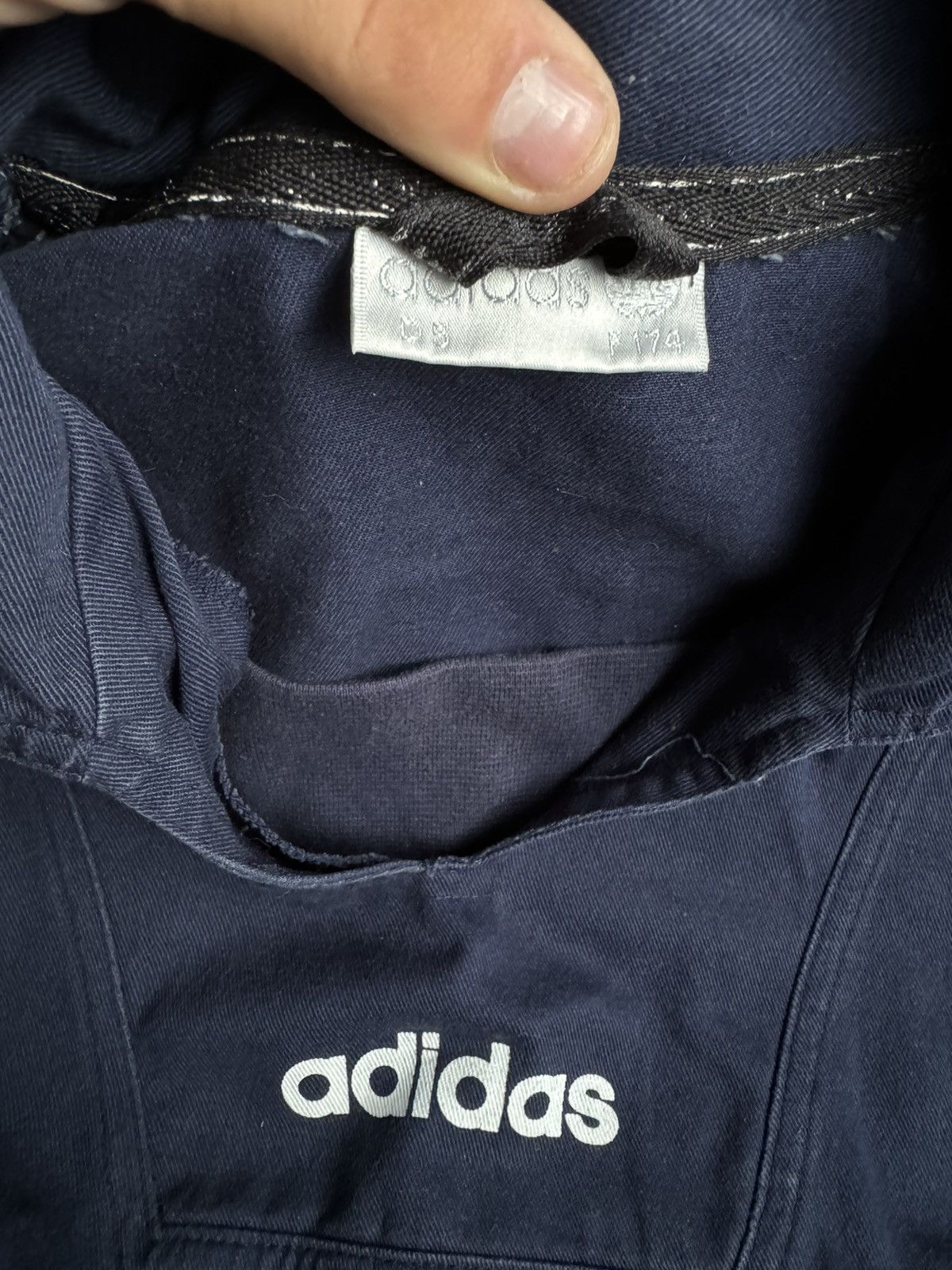 Adidas × Vintage Vintage Adidas logo Track Jacket cotton sweatshirt 90’s Size US S / EU 44-46 / 1 - 4 Thumbnail