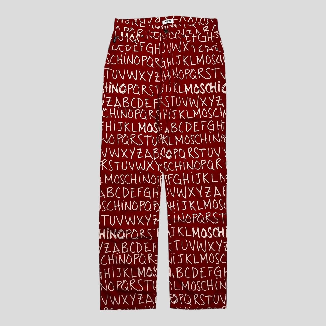 Moschino Moschino Jeans 00’s ABC Set Red - W32 & XXL Size US XL / EU 56 / 4 - 4 Thumbnail