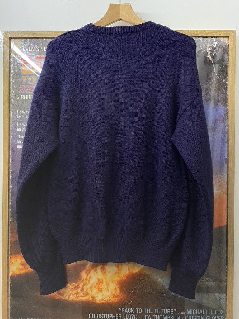 Burberry 90s Burberry Regd. Equestrain Crest Cable Knit Jumper Size US M / EU 48-50 / 2 - 3 Thumbnail
