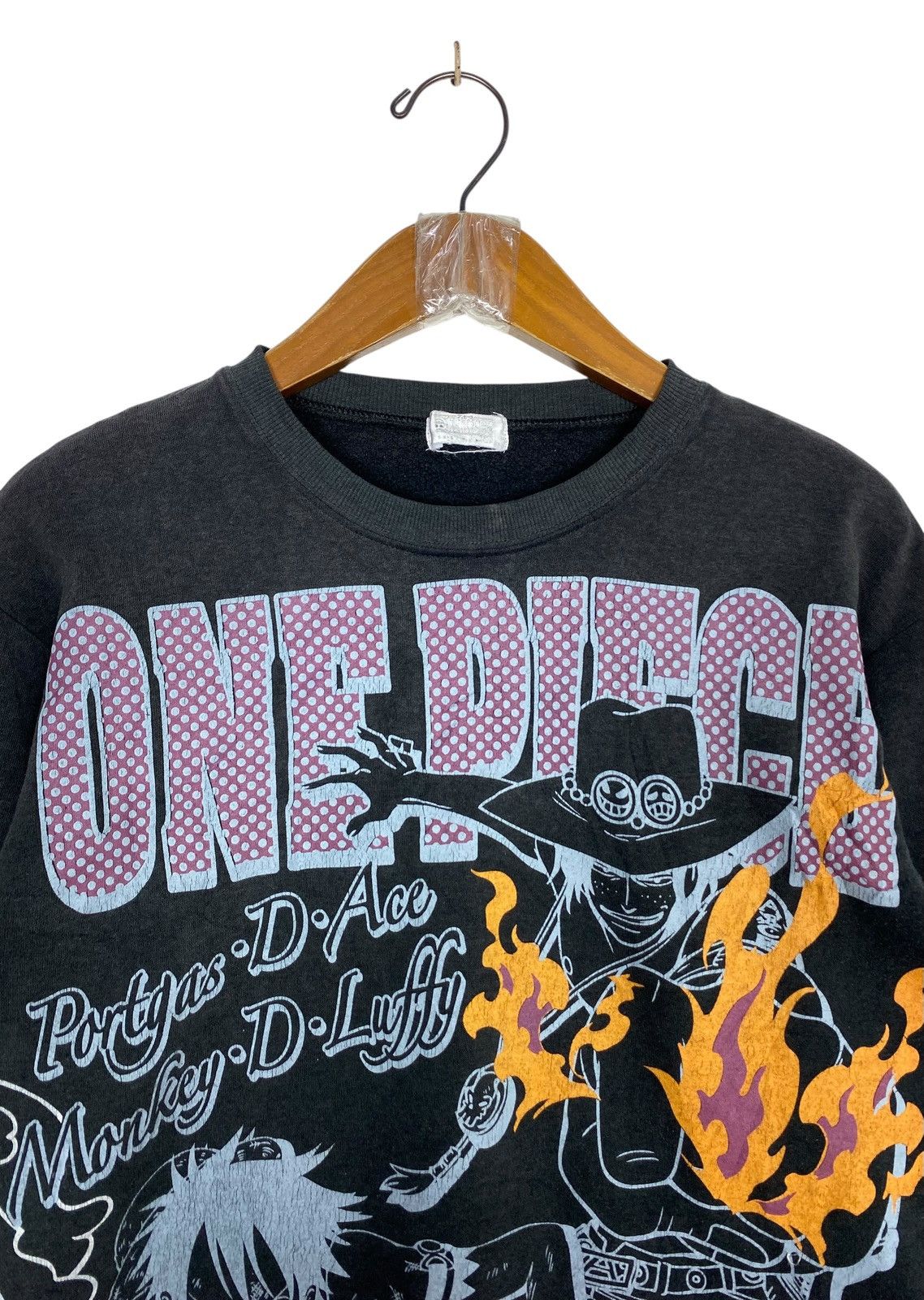 One Piece Rare‼️ One Piece Portgas D Ace Monkey D Luffy Sweatshirt Size US S / EU 44-46 / 1 - 4 Thumbnail
