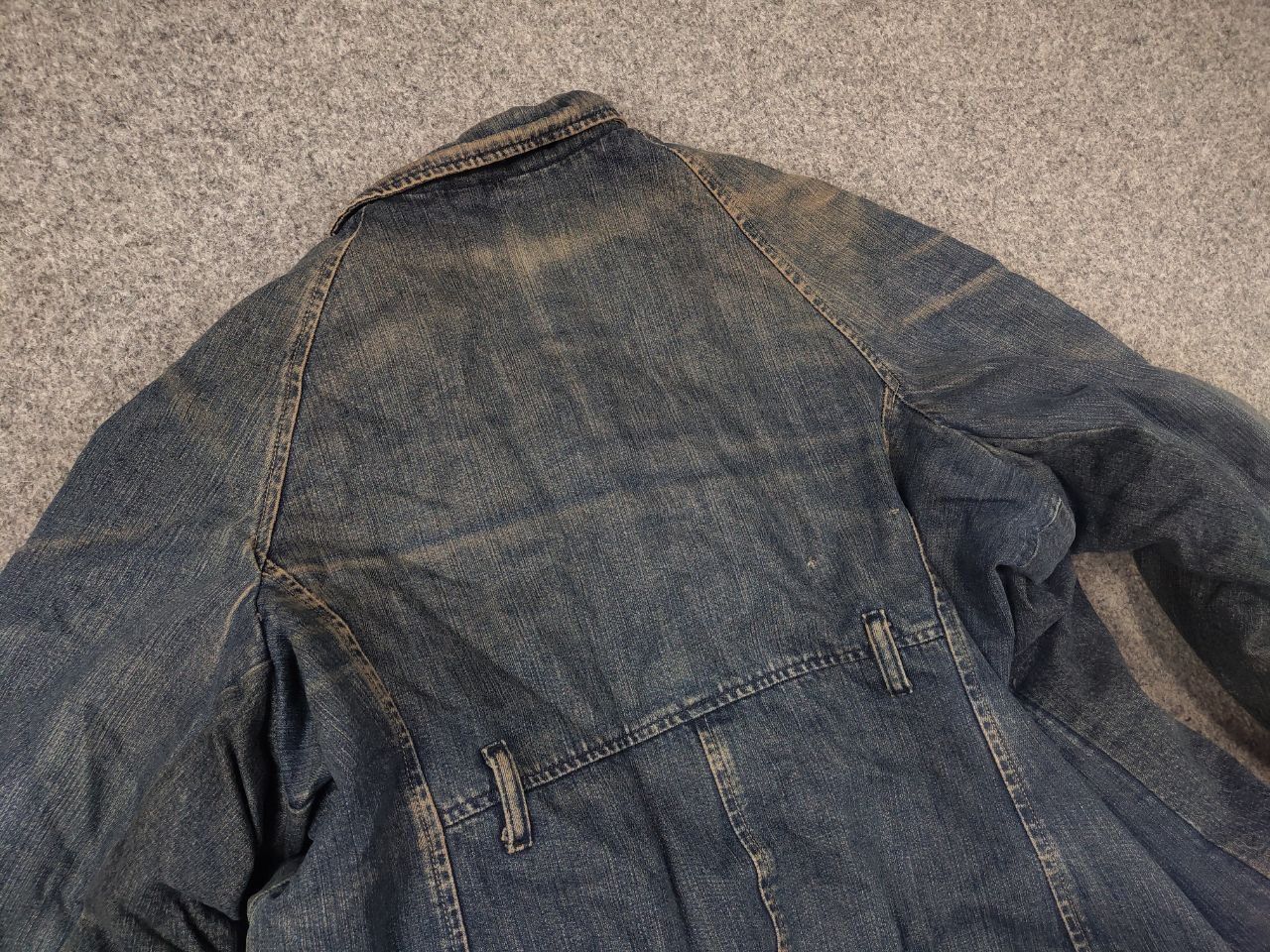 Diesel Vintage Diesel Archive Y2K Style Denim Faded coat Jacket Size US XL / EU 56 / 4 - 15 Thumbnail