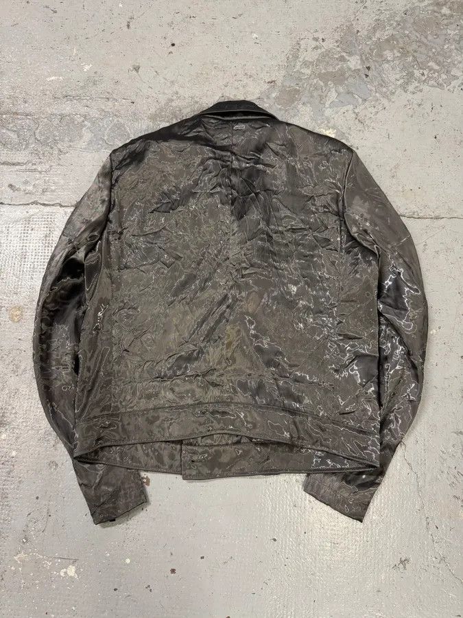 Designer × Emporio Armani × Vintage AW2019 Emporio Armani Metallic Black Buttoned Jacket Size US M / EU 48-50 / 2 - 4 Thumbnail