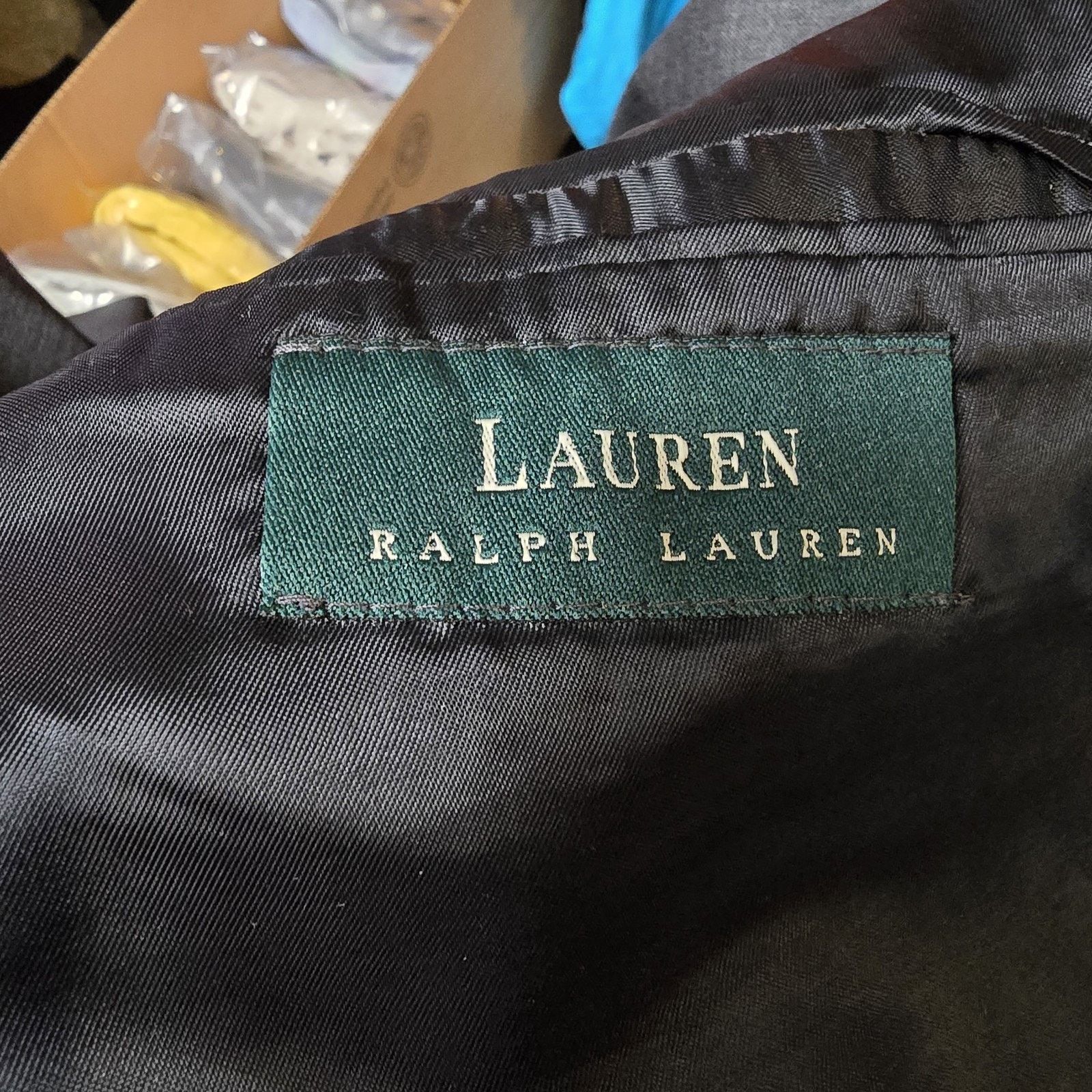 Lauren Ralph Lauren Ralph Lauren Suit Jacket 44 Sports Coat Wool Double Breasted Size 44R - 12 Thumbnail