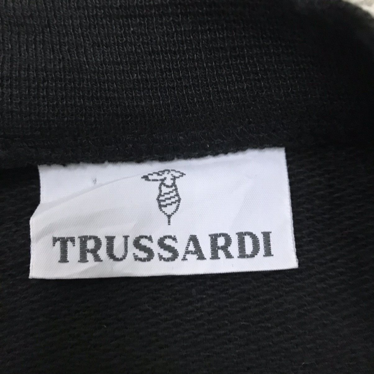 Trussardi × Vintage VINTAGE 90s TRUSARRDI EMBROIDERY LOGO SWEATSHIRT Size US M / EU 48-50 / 2 - 9 Thumbnail