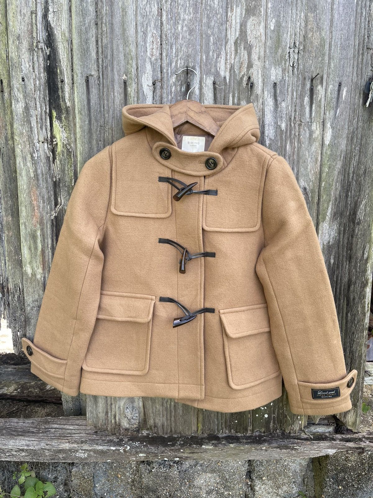 Beams Plus B:MING by BEAMS Camel Lambswool Duffle Coat (Japan Fabric) Size US S / EU 44-46 / 1 - 1 Thumbnail