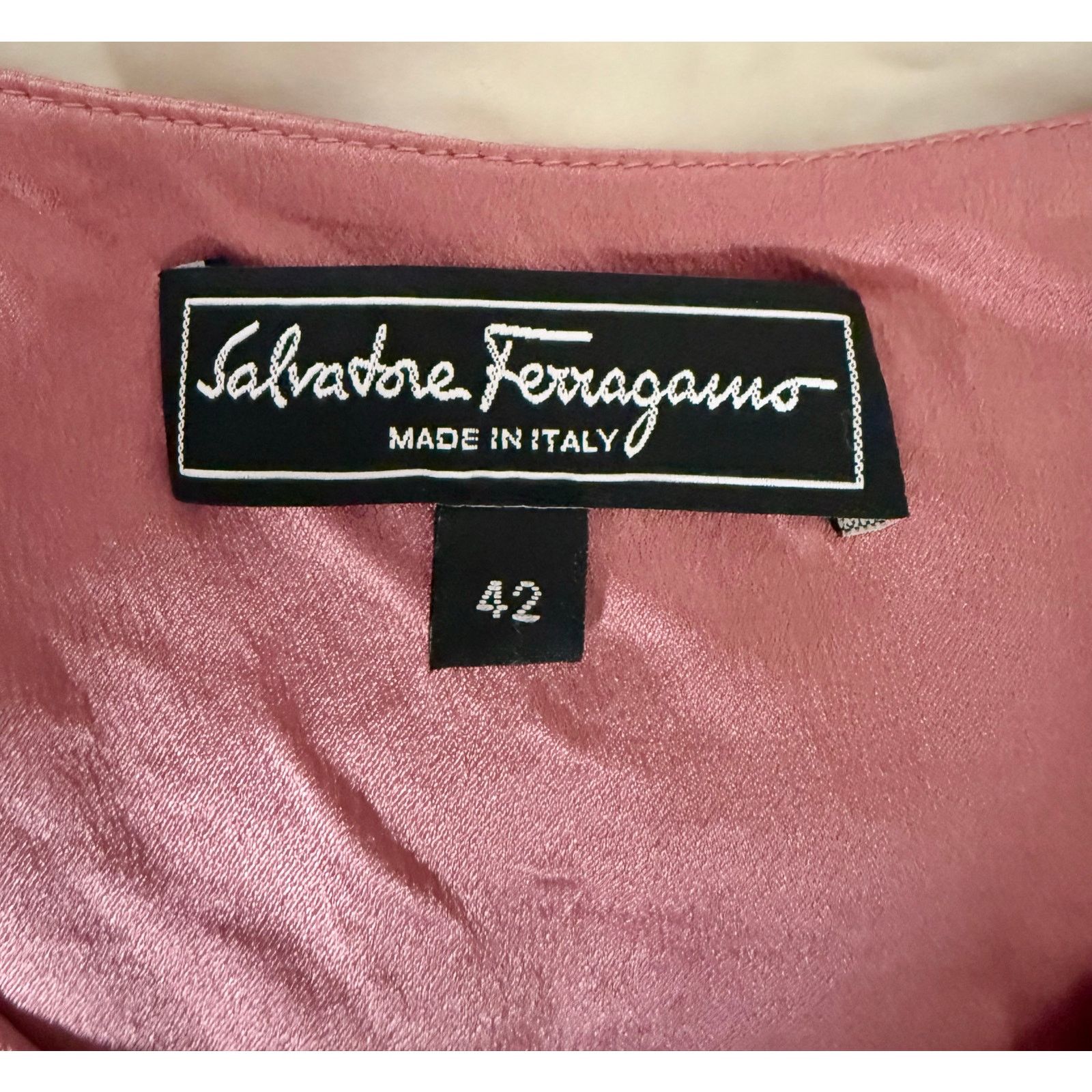 Salvatore Ferragamo Salvatore Ferragamo Silk Camisole size 42/6 US $650 Size M / US 6-8 / IT 42-44 - 6 Thumbnail