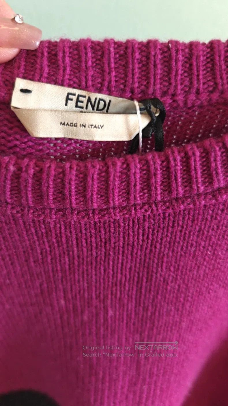 Fendi Fendi Cashmere Knit Sweater Skirt Set Size XS / US 0-2 / IT 36-38 - 5 Thumbnail