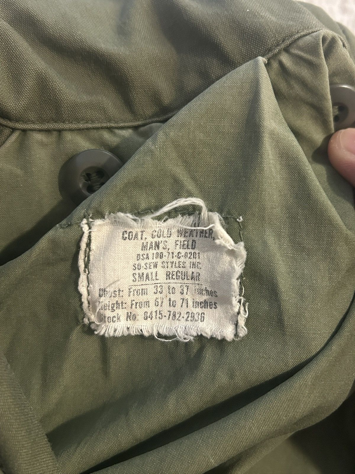 Vintage Vintage 70's US Army Cold Weather M-65 Field Coat jacket Men Size US M / EU 48-50 / 2 - 2 Thumbnail