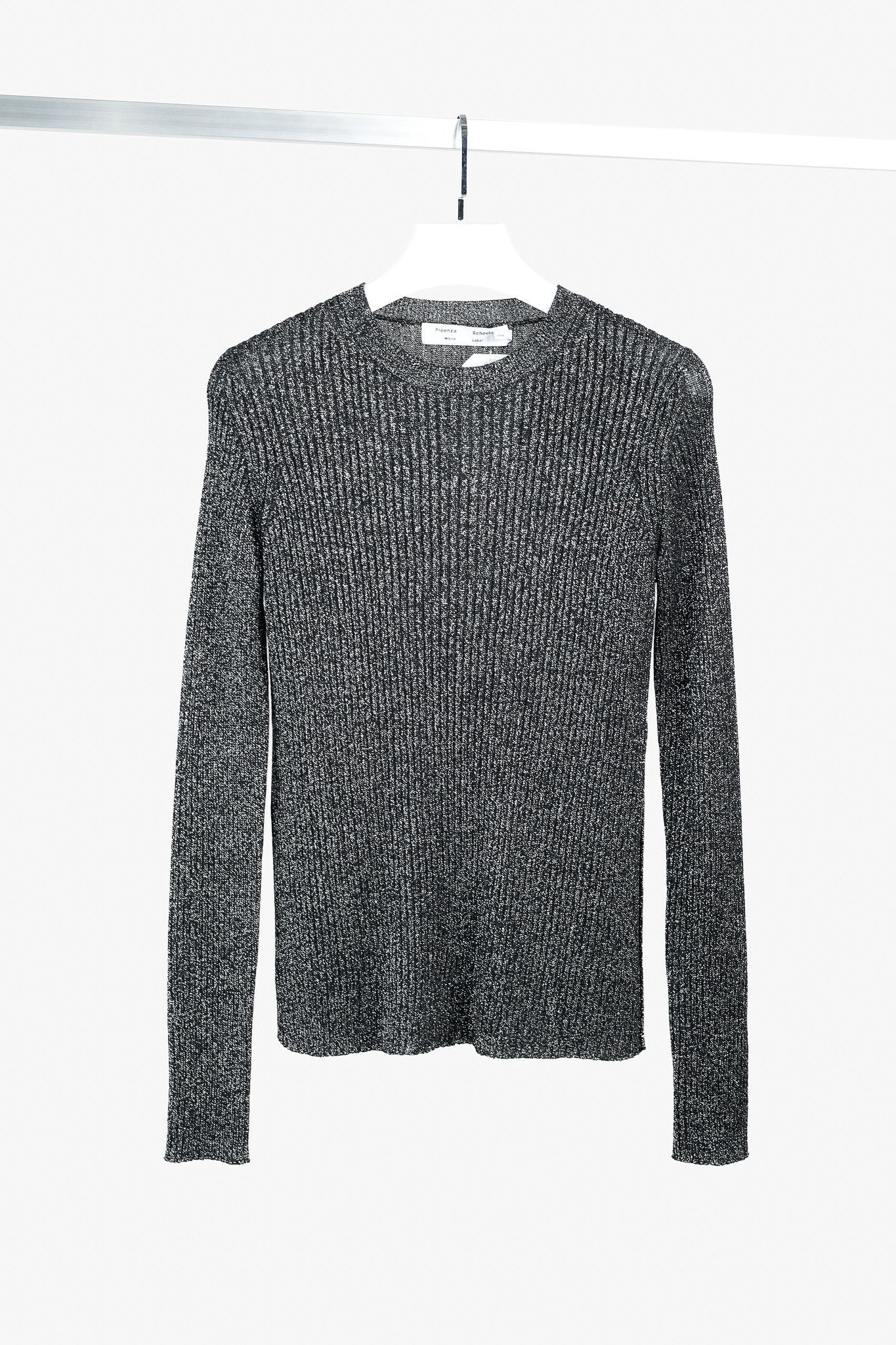 Proenza Schouler White Label Proenza Schouler White Label Lurex Ribbed-Knit Sweater Size M / US 6-8 / IT 42-44 - 1 Thumbnail