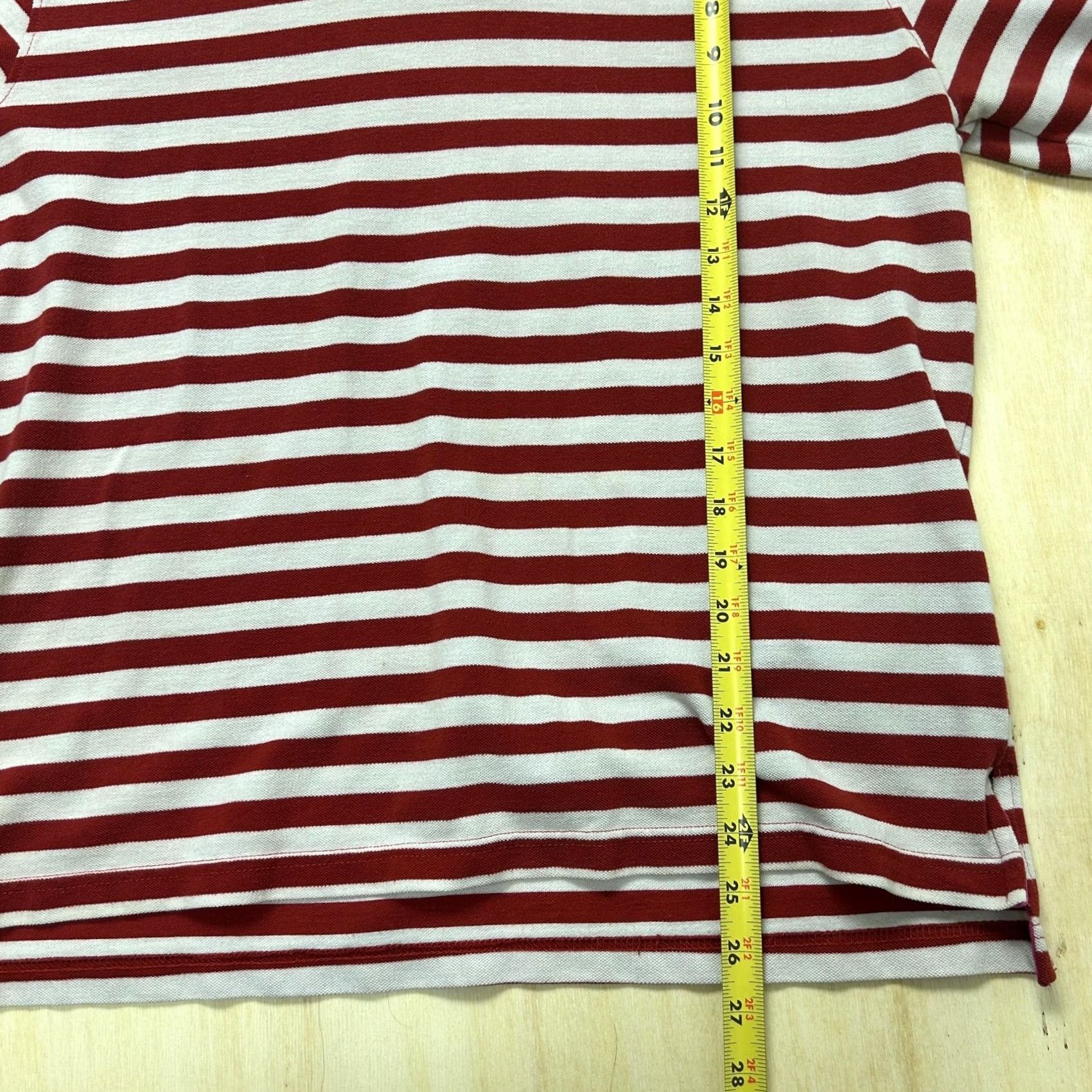 Akademiks Akademiks Colours Polo Shirt Mens L Red Gray Stripe Short Sleeve Casual Knit Size US L / EU 52-54 / 3 - 5 Thumbnail