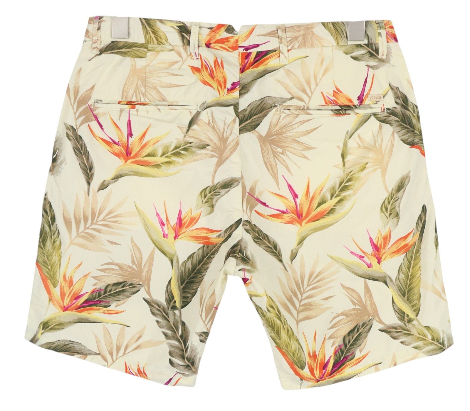 Scotch & Soda W30 Chino Colourful Leaf Pattern Pockets Logo 84172 Size US 30 / EU 46 - 2 Thumbnail