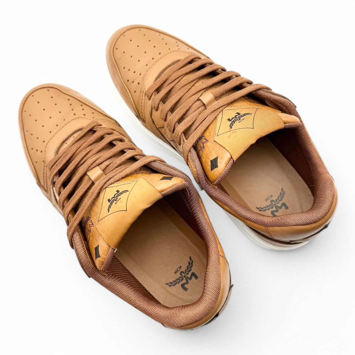 MCM MCM Neo Terrain Visetos Low-Top Sneakers Size US 8.5 / EU 41-42 - 8 Thumbnail