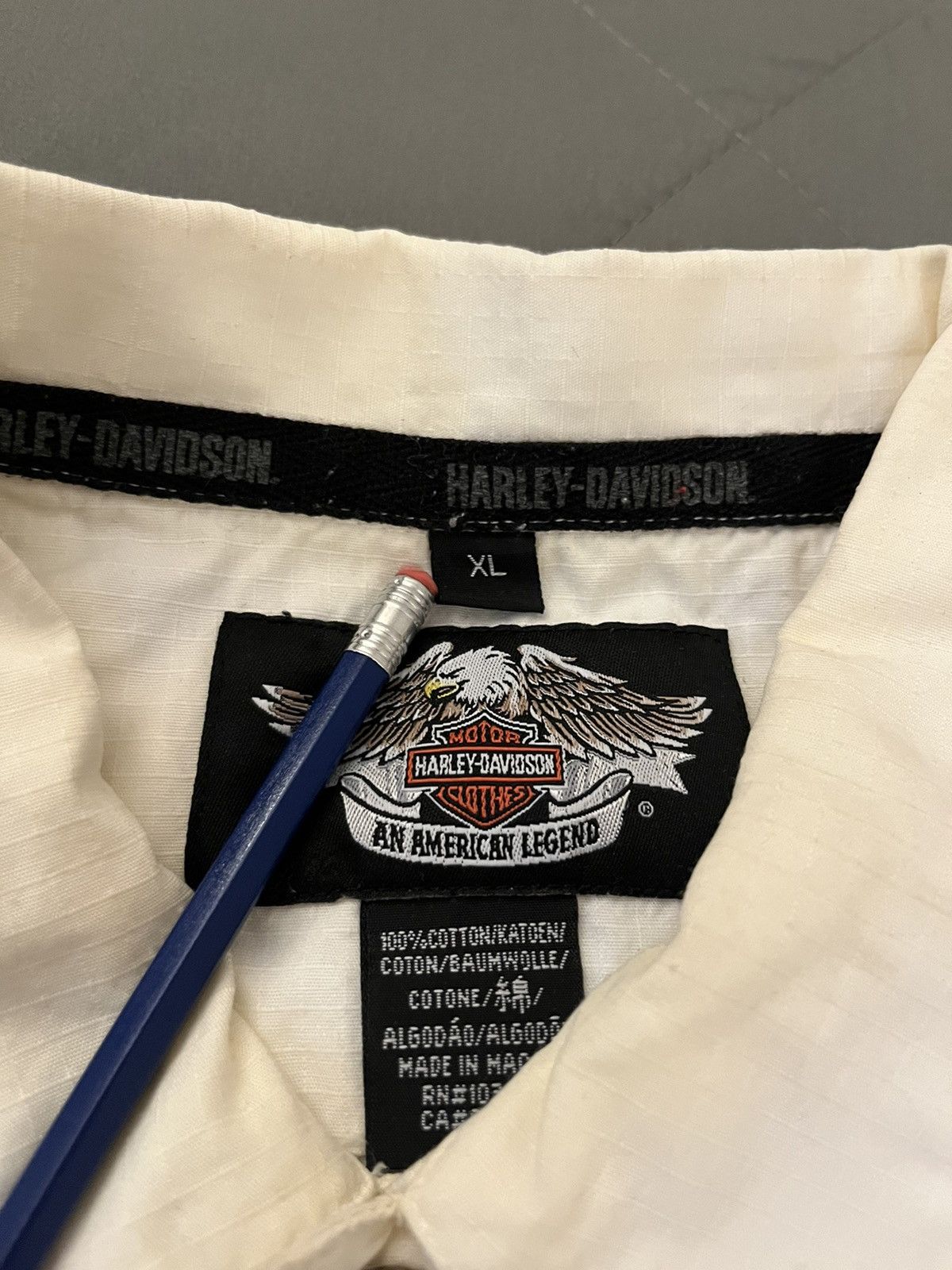 Harley Davidson × Vintage Y2K Harley Davidson button up shirt Size US XL / EU 56 / 4 - 3 Thumbnail