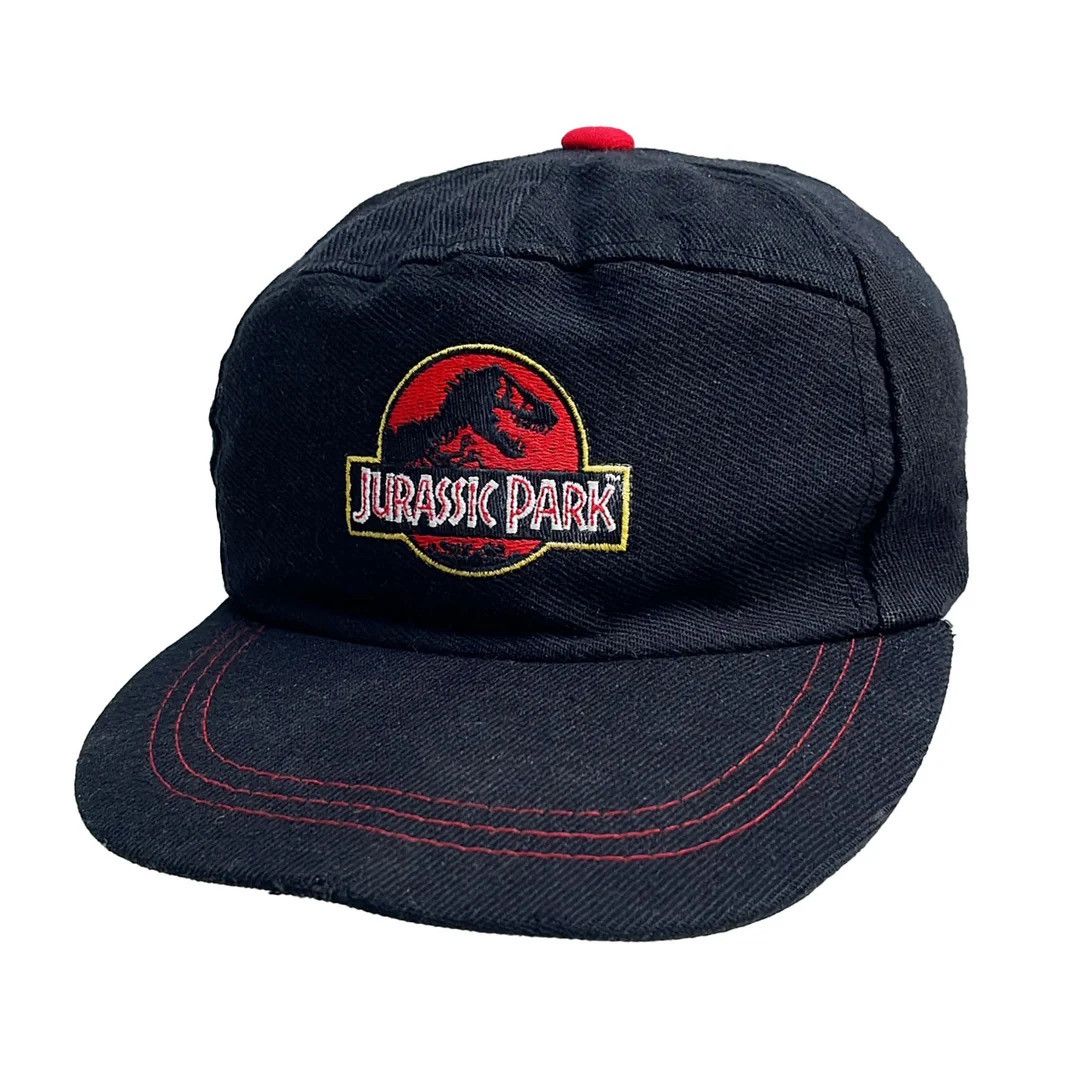 Jurassic Park 1992 90s Vintage Movie Promo Logo Cap Hat