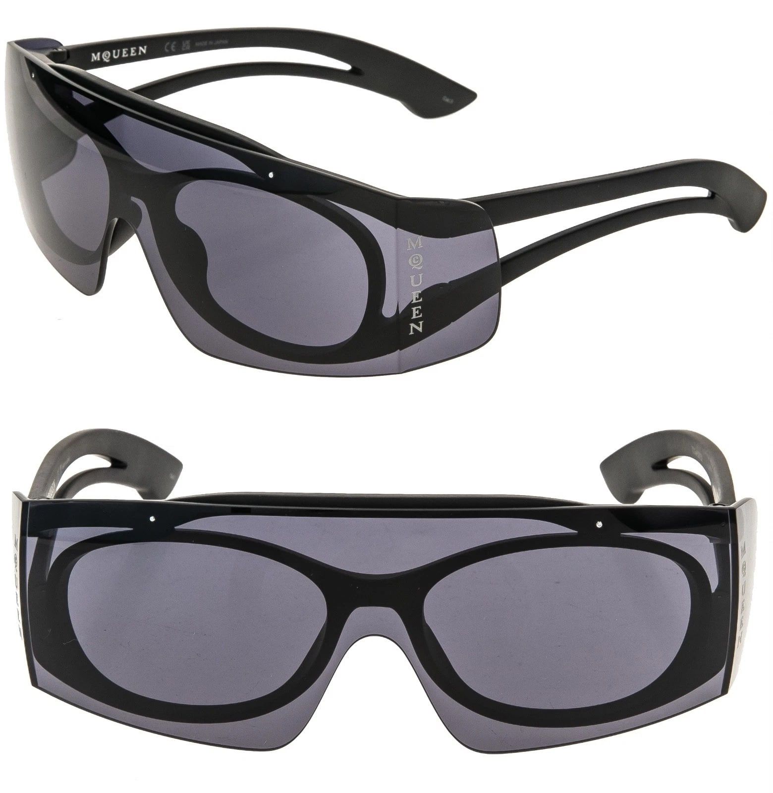 ALEXANDER MCQUEEN AM0489S 0489 Black Fashion Sunglasses 001